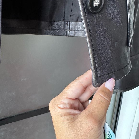 Tory Burch, Sergeant Pepper, distressed leather jacket - Picture 4 of 7